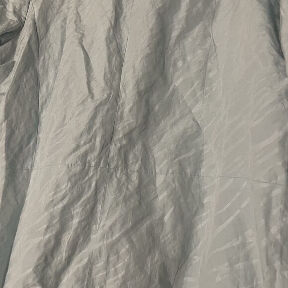 NWT Chicos Size 2 (Large) Open Smocked Shoshanna Beachglass Blazer Travel Chic - Picture 7 of 8